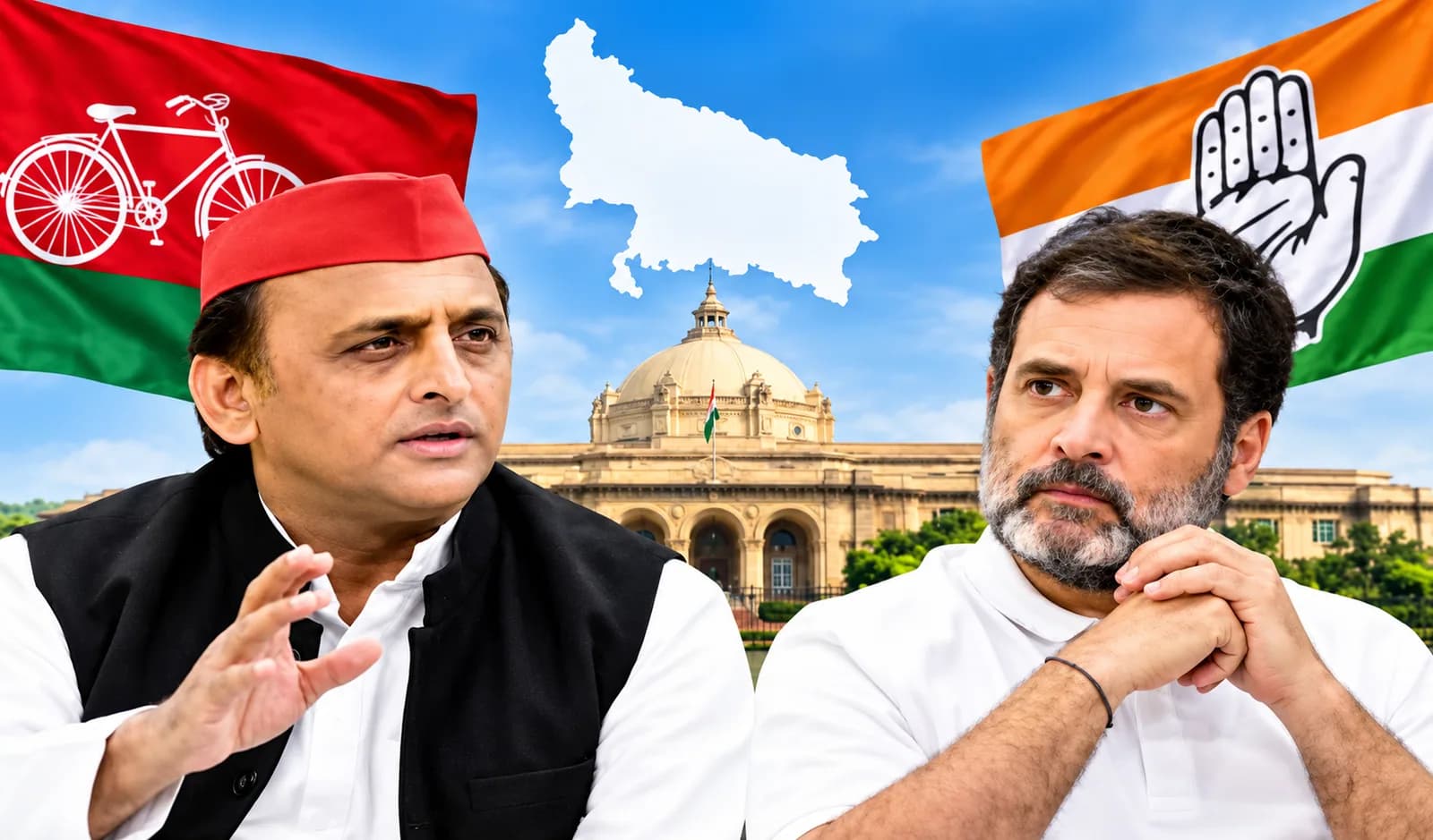 यूपी में सपा-कांग्रेस गठबंधन पर बड़ा अपडेट, कांग्रेस की 125 सीटों पर नजर